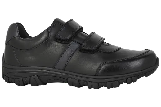 Benelaccio Boys' Leather Moc Toe Velcro Casual Shoes - view 10